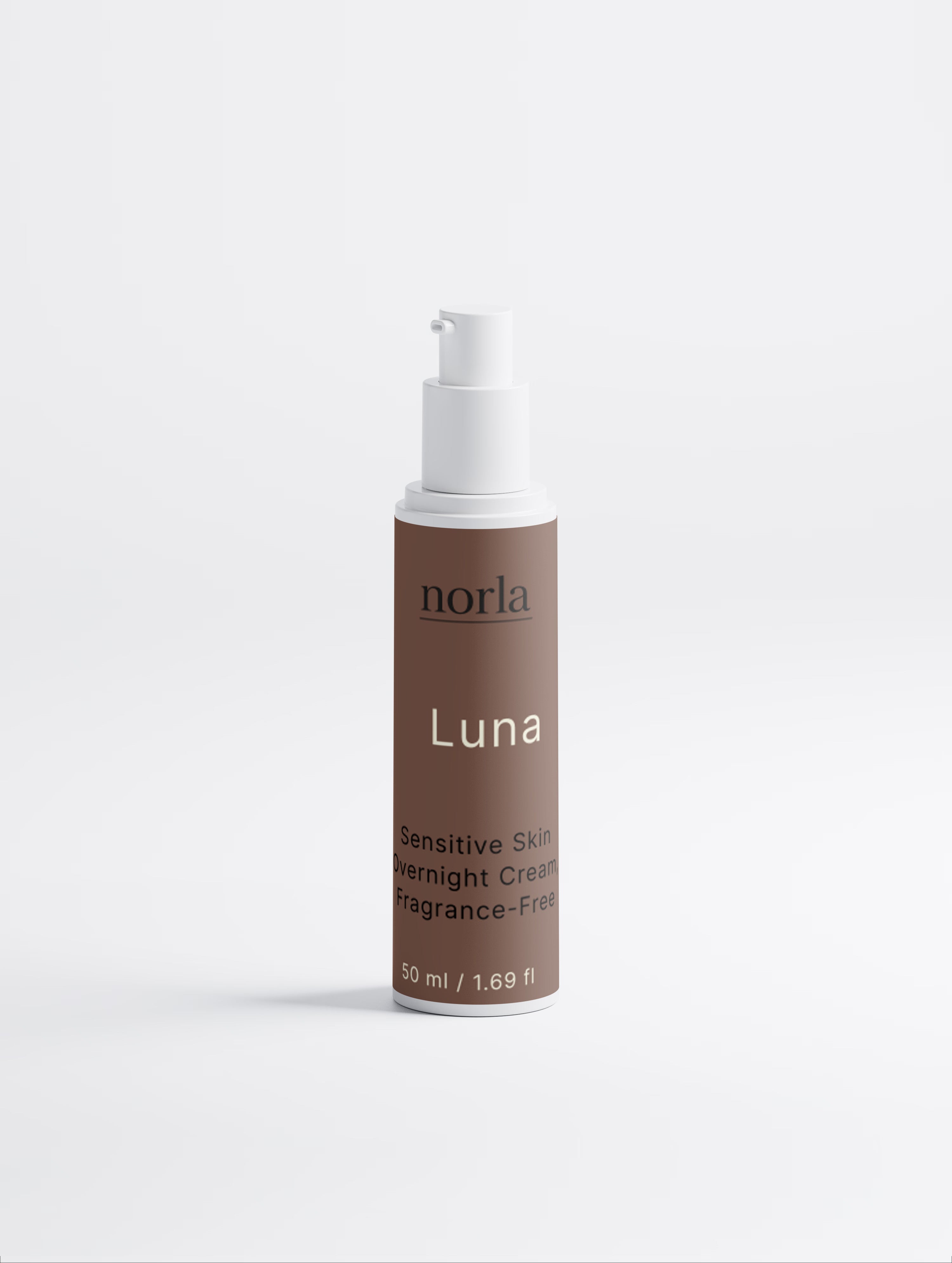 Norla Luna overnight cream for sensitive skin, 50 ml pump bottle